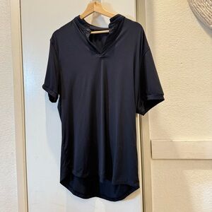 Mantra collarless golf shirt large